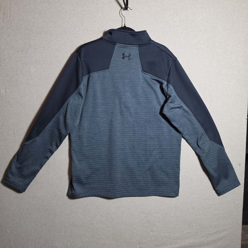 Vintage Y2K Old Navy Quarter Zip Fleece Pullover Mens Gray Black Size XLarge